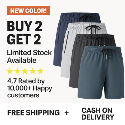 Combo of 4 Men's Stretchable Cotton Shorts 🩳🛒